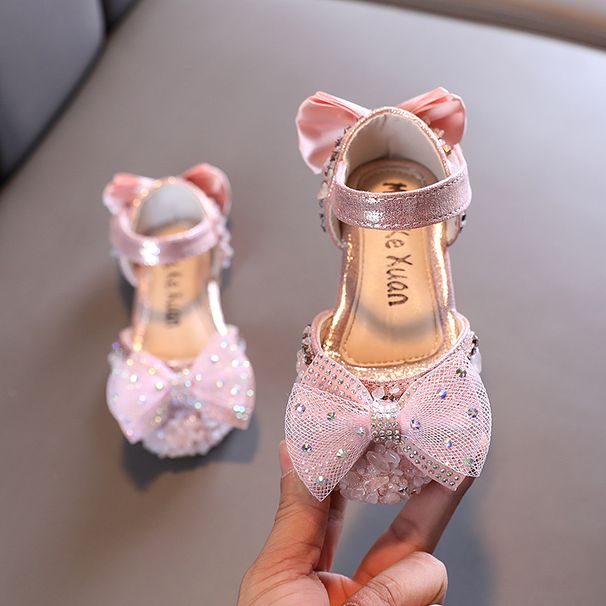 Rhinestone Soft Soled Girls' Sandal Princess Shoes Children's Shoes Spring Style Girls_vogvips.com