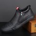 Suitable For All Seasons Classic Versatile Leather Trendy Fashion Breathable Casual Slip-On Sneakers Soft Comfortable Men's Shoes_vogvips.com