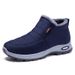 Cross-Border Dropshipping Fleece-Lined Thickened Cotton Soft Sole Comfortable Non-Tiring Snow Boots Cold-Proof Warm_vogvips.com