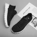 Spring And Autumn Women's One Step Stepping, Fly Weaving, Breathable Couple's Casual Sports Shoes, Men's Shoes_vogvips.com