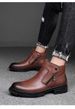 Large Size Martin Boots Men's Casual Medium Tube Head Layer Non-slip And Warm_vogvips.com