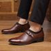 Spring 2024 New Leather Shoes Men's Business Dress Large Size Shoes Fashion Baita Cross-border Casual Men's Shoes Trendy_vogvips.com