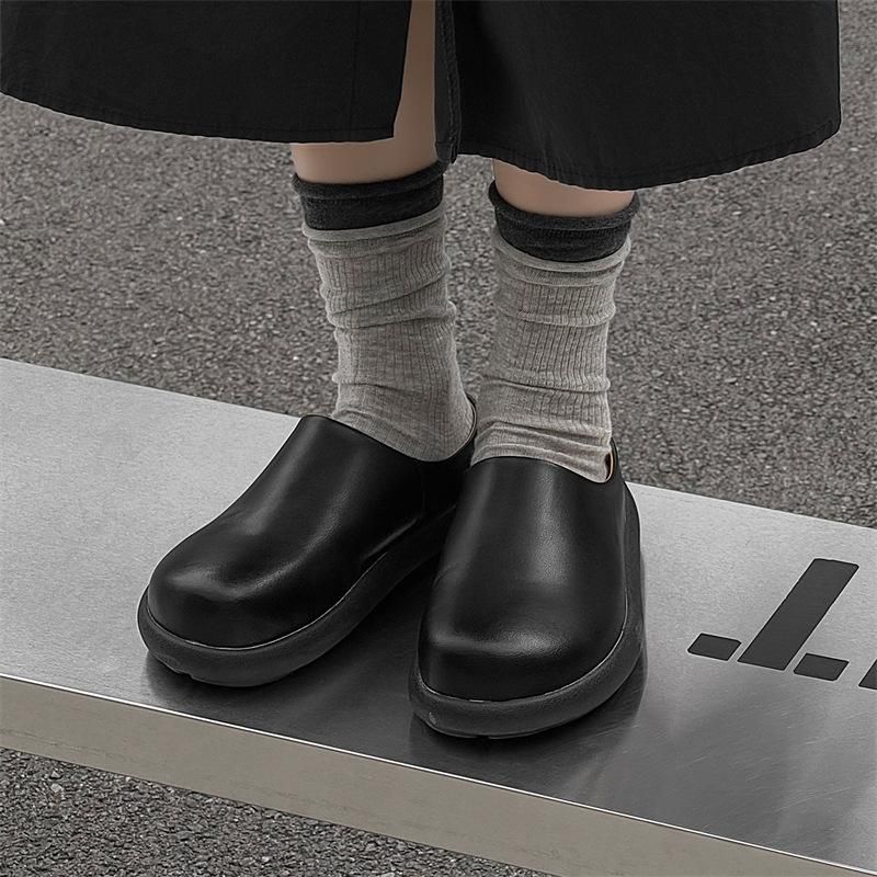 2025 New Spring Small Potato Kembo Shoes Couple Model One-pedal Bag Head Class Slippers Lazy 45225-T_vogvips.com