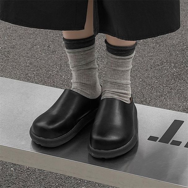 2025 New Spring Small Potato Kembo Shoes Couple Model One-pedal Bag Head Class Slippers Lazy 45225-T_vogvips.com