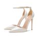 Size 33-46 Women's Shoes Style One Strap High Heels 12CM Pointed Toe Stiletto Shallow Mouth Women's Shoes Sandals_vogvips.com