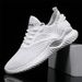 Men's Shoes Shoes Mesh Shoes Mesh Breathable Hollow Summer Non Slip Soft Bottom Sports Casual Shoes Cross Border Foreign Trade Men's Black_vogvips.com