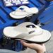 New Fashionable Casual Simple Flip Flops, Outerwear, Anti Slip, Men's Breathable Beach Sandals_vogvips.com