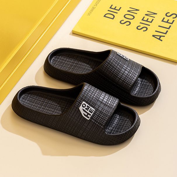New Summer Indoor Home Slip-on Sandals For Men Couple Thick Slippers_vogvips.com