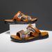 Men's Dual-use Slippers Summer 2025 New Casual Beach Shoes Men's Plastic Anti Slip Driving Vietnamese Sandals_vogvips.com