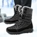 Winter Cotton Shoes Men's High-Top Velvet Thermal Men's Snow Boots Thick-Soled Men's Cotton Boots Plus Size Outdoor Casu_vogvips.com
