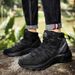 Outdoor High-top Boots Men Thick-soled Shock-absorbing Combat Boots Men Breathable Soft Wear-resistant Casual Hiking Shoes Men_vogvips.com