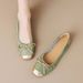 In Stock: 2026 French-style Flat-soled Chine-style Summer Ballet New Model Shallow Bow Soft-soled Women's Egg Roll_vogvips.com