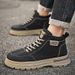 New Leather Spring Men's Shoes High-top Men's Heightening Tooling Martin Boots_vogvips.com