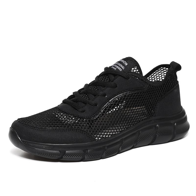 Popular Cross-border Large-size Hollow Breathable Mesh Fly-knit Sports Casual Shoes, Trendy And Versatile_vogvips.com
