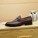 Spring New Genuine Leather Casual High-end Business Breathable Loafers Men's Slip-on Wedding Groom Shoes_vogvips.com