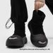 Cute Big Head Couple Snow Boots For Men And Women, Open Smile Winter Fleece Lined Thickened Northeast Cotton Shoes_vogvips.com