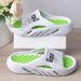 2024 New Men Massage Slides Fashion Indoor Outdoor Sandals Beach Casual Shoes Comfortable Sole Men's Slippers Big_vogvips.com