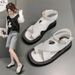 Women's Shoes Internet Celebrity Sandals For Women Summer Summer New Style Student Comfortable Korean Thick Bottom Fairy Style Cross Roman Shoes_vogvips.com