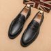 Black Men Loafers Soft Moccasins High Quality Spring Autumn Genuine Leather Shoes Men Business Office Dress Shoes Zapatos_vogvips.com