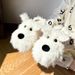 DIMIFEI Scrawled Puppy Cotton Slippers For Women Winter Indoor Non-Slip Warm Half-Wrapped Plush Soft Sole Furry Shoes_vogvips.com