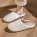 Cixi Soft Sole Silent Women Autumn Winter Indoor Warm Non-slip Plush Home Cotton Slippers Men_vogvips.com