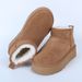 Sheepskin Integrated Snow Boots For Women In Winter, New Thick Soled Height Increasing Bread Shoes, Genuine Leather,_vogvips.com