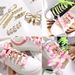 Shoe Accessories Couples Wear White Shoes With Metal Rhinestone Shoes, Flower Pearl Shoelace Buckle Decoration Ins Canvas Shoelace Accessories_vogvips.com