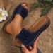 Women's plus Size Wedge Heel Sandals Open Toe Outdoor Slippers European And American Style Spring Summer New Arrival_vogvips.com