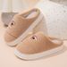 Women's Cotton Autumn Winter Home Use Couple Thick Sole Non-Slip Men's Comfortable Warm Feet Furry Slippers_vogvips.com