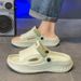 for Men 2025 New Summer Indoor Home Bathing Bathroom Anti Slip Wear Resistant Outdoor Driving Sports Cool Slippers_vogvips.com