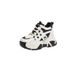 755 Winter New Korean Style Height-Increasing Casual Dad Thick-Soled Wedge Student Versatile Color-Block Women's Shoes_vogvips.com