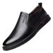 Euro Step 2025 New Middle-aged And Elderly First Layer Cowhide Slip-on Casual Leather For Men Business Formal Sole Soft Surface_vogvips.com