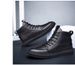 High-top Shoes Men's Board Shoes Irst-layer Cowhide Men's Cotton Shoes With Leece To Keep Warm Large-size Men's Short Boots_vogvips.com