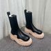 Women's Thick-soled Martin 2026 New Model, Height-increasing And Slimming, Chimney-style Short Boots, Large Size,_vogvips.com