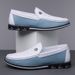Men's Loafers Genuine Leather Breathable Spring And Autumn White Casual Leather Shoes Korean Style High-End Elegant Men'_vogvips.com