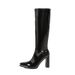2024 Autumn Winter Square Toe Height-Increasing Patent Leather Long High Sexy Riding Chunky Heel Over-the-Knee Fashion_vogvips.com
