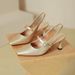Baotou Sandals For Women 2025 New Summer French Style Mary Jane Single Shoes Silver One Strap Thin Heel High Heels_vogvips.com