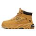 Men's British Style Thick-Sole Martin Boots – Rugged & Stylish High-Top Work Boots For Autumn & Winter, Anti-Slip Outdoor Casual Shoes_vogvips.com