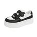 Minimalist White Canvas Sneakers - Street Style Shoes (Breathable & Comfortable, Everyday Wear) - BK6906_vogvips.com