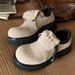 ShoeVault 2025 New Style Cowhide Big Toe Derby For Men Suede Leather Shoes Internet Celebrity Hot Item British Soft Sole_vogvips.com