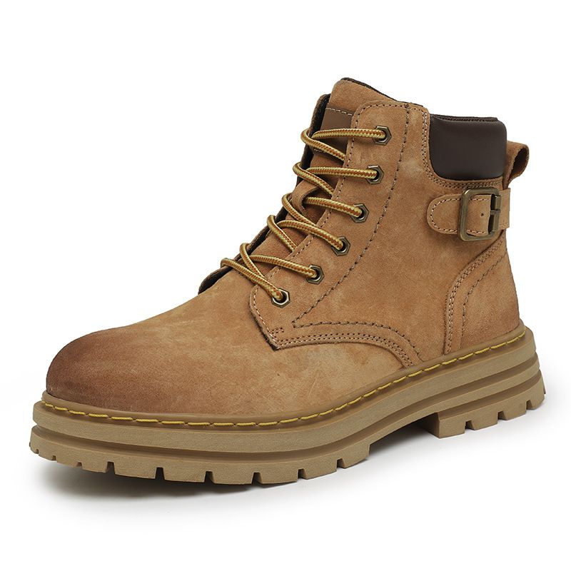 European Warm Series Men's Martin Autumn Winter 2025 New Outdoor Sports Casual Motorcycle Desert High Top Yellow Boots Men_vogvips.com