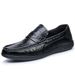 Spring Summer New Shoes With Soles Soft Surfaces, Breathable And Comfortable Casual Men's Genuine Leather Bean Shoes,_vogvips.com
