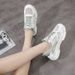 Women's Flat Sandals With Baotou Toe Cap, 2024 New Summer Thin Dad Sh, Thick Bottom, Hollow Breathable Mesh Sports_vogvips.com