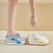 Inner Heightening Shoes Dad Shoes Female Student Sports Running Casual Mesh Breathable_vogvips.com