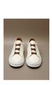Leather Board Shoes One Pedal Lazy Casual Board Shoes Irst Layer Cowhide Men's Elastic Band White Shoes_vogvips.com