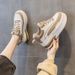Leather Thick-soled Height-increasing White Sneakers For Women, 2026 Autumn And Winter New Style, Fleece-lined,_vogvips.com