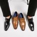 2026 New Pointed Business Dress Leather Men Buckles For Office And Wedding Gentlemen With Mengke Shoes_vogvips.com