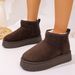 SHLIANG New Buckle Snow Boots For Women Warm Plush Lining Platform Fashion Winter Boots Woman Non Slip Suede Ankle Botas Mujer X0068_vogvips.com