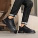 European Warm Series Autumn Breathable Korean Style Casual Leather Panel Shoes Men's British Work Low-top Martin Boots 2025 New Model_vogvips.com