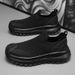 Men's Casual Breathable Flyknit Mesh Thin Men's Slip-On Shoes For Teenagers, Dad Style Versatile Shoes_vogvips.com